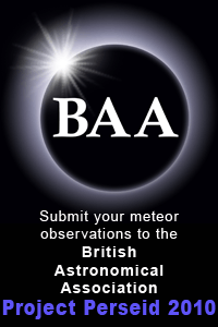 BAA Project Perseids 2010