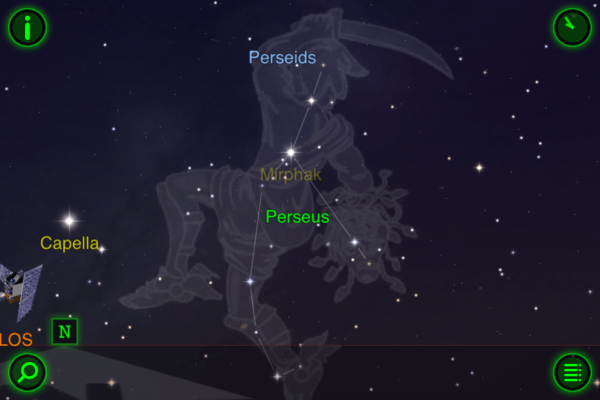 The constellation of Perseus
