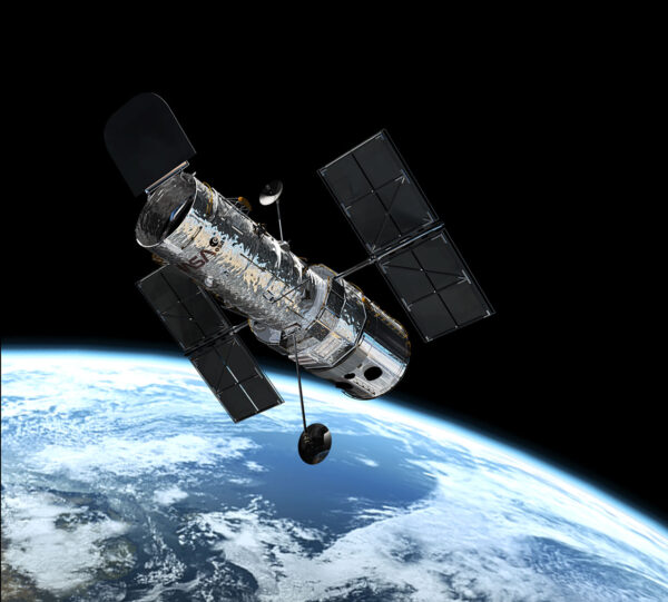 Hubble in orbit Credit: NASA