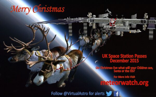 ISS – International Space Station Passes UK December 2015